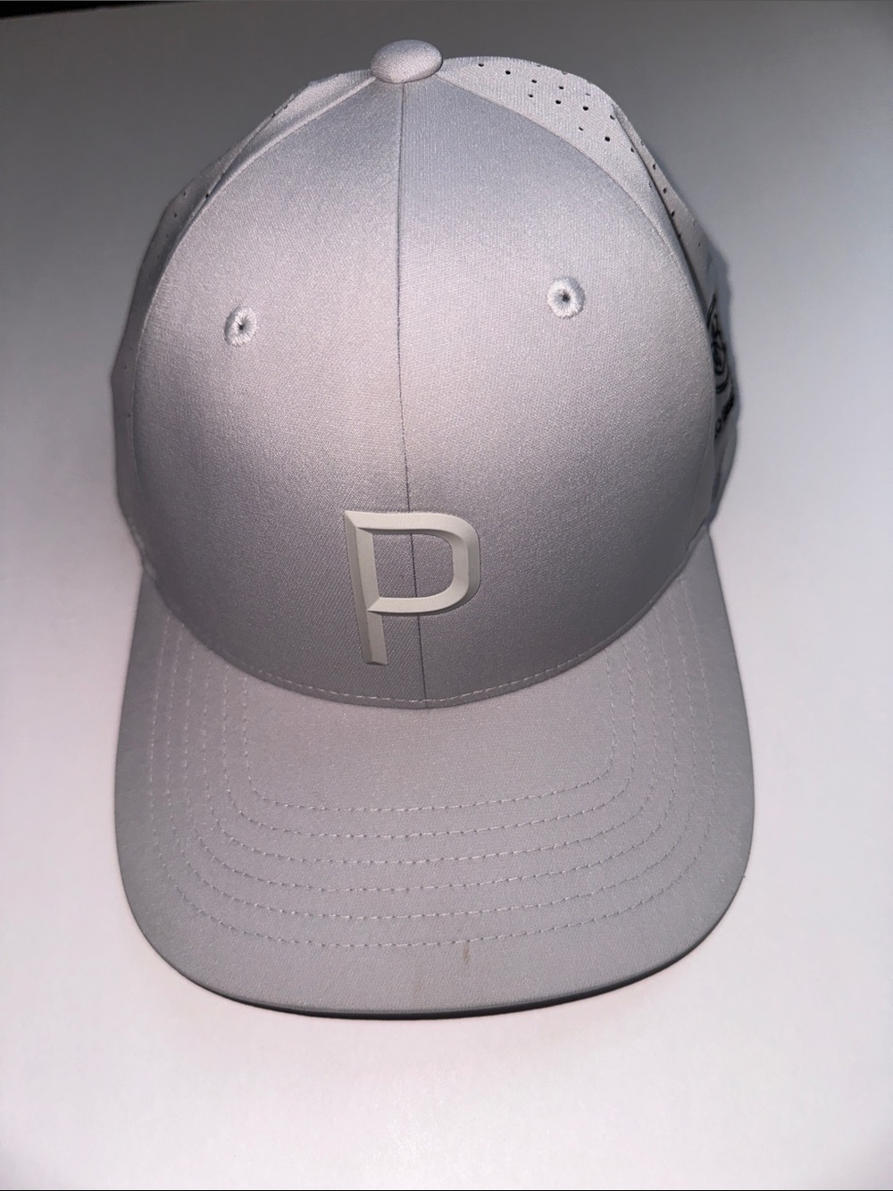 PUMA P Logo Men's Baseball Cap - Light Gray Rancho BernardoInn
